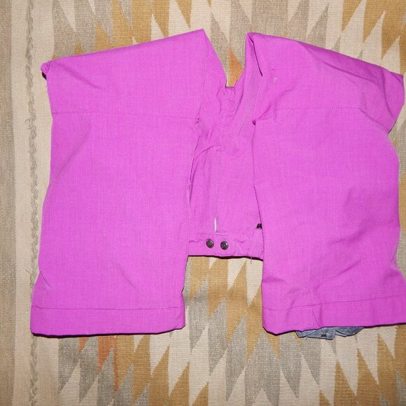 686 Girls Youth L Smarty Evolution Fuchsia & Gray Winter Snow Pants - Picture 5 of 11